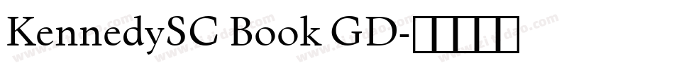 KennedySC Book GD字体转换
